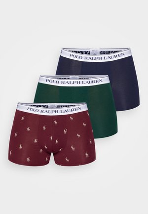 TRUNK 3 PACK - Uske bokserice - crimson/navy/moss