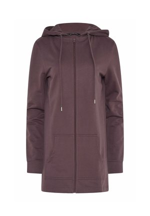 Long Tall Sally, LONGLINE HOODIE - Sudadera con cremallera - purple