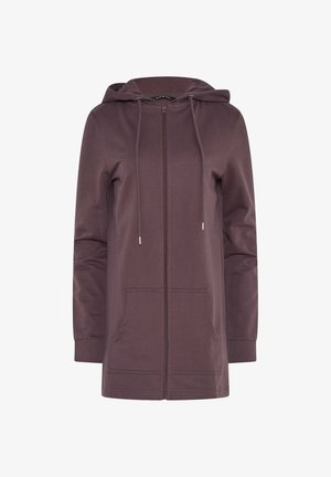 Long Tall Sally, LONGLINE HOODIE - Sudadera con cremallera - purple