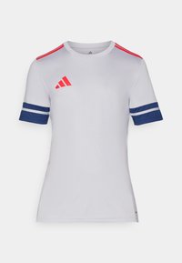 SQUADRA25 JERSEY M - Sports T-shirt - glory grey/team navy blue /pure ruby