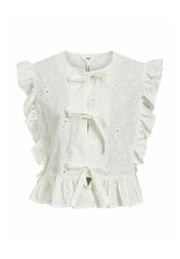 OBJCILIE - Blusa - cloud dancer