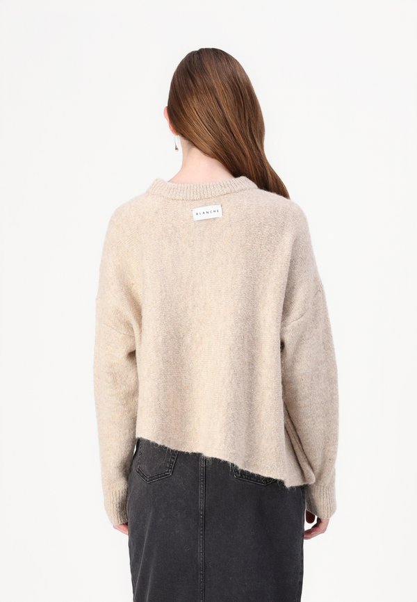 LAUREL CREW NECK - Jumper - oxford tan4