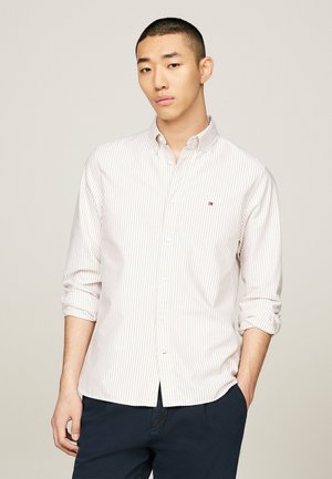 HERITAGE STRIPE SHIRT - Camicia - classic khaki   white