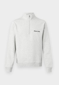 JORNORREBRO EMB HIGH NECK - Sweatshirt - white