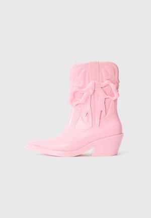 Bottines de cowboy / motard - pink