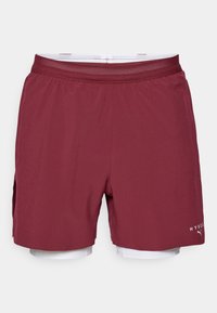 HYROX TRAIN SHORT - Športové šortky - ruby shimmer