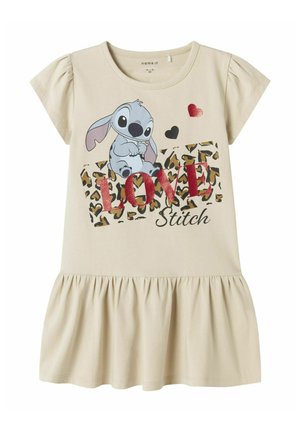 NMFJANINA STITCH DRESS - Jersey dress - peyote