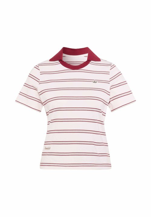 adidas ORIGINALS RESORT S POLO W2 - Polo - distilled pink/collegiate burgundy/khaki six — photo 5