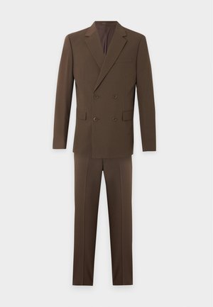 Lindbergh, FINE STRETCH - Jakkesæt - deep brown
