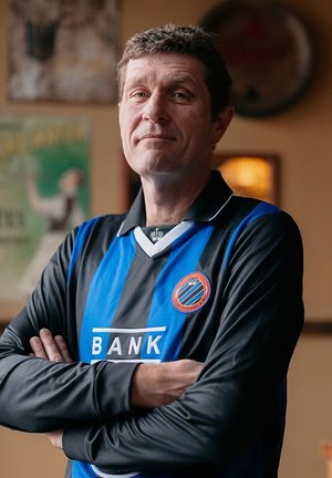 COPA Football, CLUB BRUGGE 1998 - 99 RETRO FOOTBALL - Poloshirt - black - blue