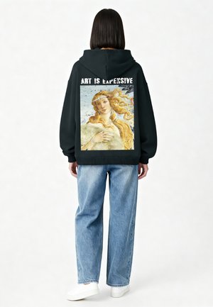 ART IS EXPENSIVE VENUS UNISEX - Felpa con cappuccio - black