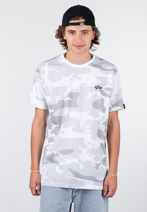 BACKPRINT CAMO  - T-Shirt print - white camo
