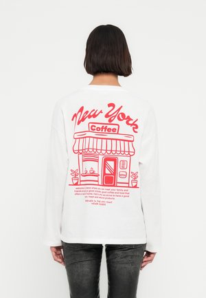 NMIDA BAGEL - Μπλούζα με μακριά μανίκια - bright white