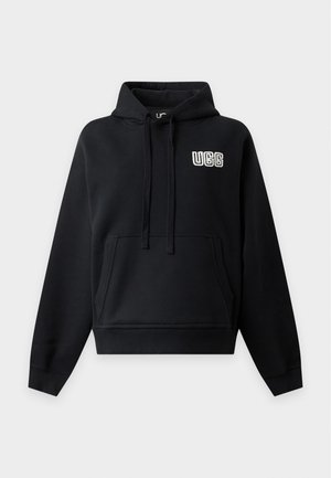 UGG, LOGO HOODIE - Sweat à capuche - black