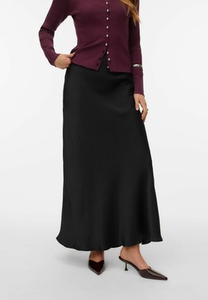 SNEMILY HOHE TAILLE LANGER  - Maxinederdele - black