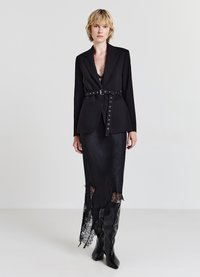 Calliope MONOPETTO CINTURA FIBBIE - Blazer - ultrablack