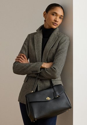 Lauren Ralph Lauren, FARRAH SATCHEL MEDIUM - Дамска чанта - black