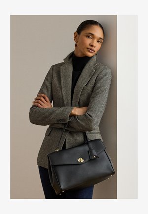 Lauren Ralph Lauren, FARRAH SATCHEL MEDIUM - Дамска чанта - black