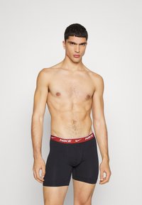 Nike Underwear 3 PACK - Cuecas boxer - black/red stone/grey
