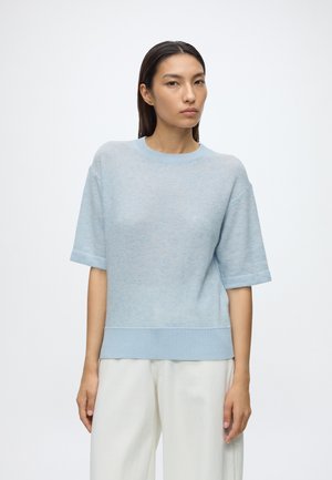 TOM TAILOR, KNIT COSY SHORTSLEEVE SWEATER - Jumper - kentucky blue melange
