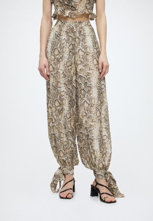 ALIRA PRINTED BALLOON PANT - Παντελόνι - snake skin