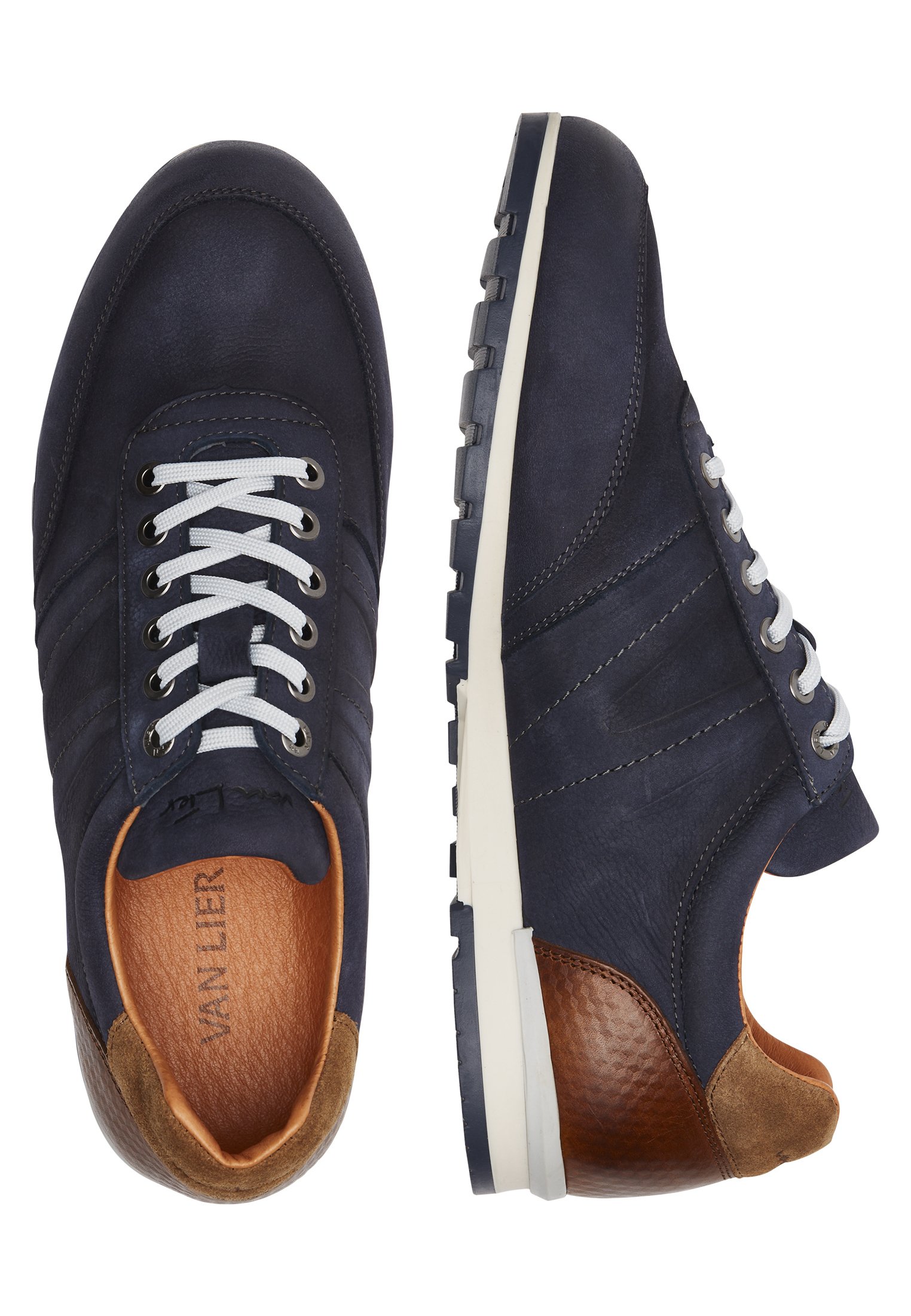 Van Lier ANZANO - Sneakers laag - blauw/Zwart - Zalando.nl