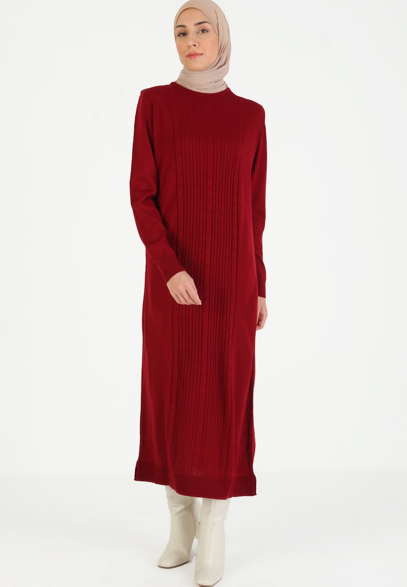 Modanisa TAVIN - Jumper dress - burgundy/red - Zalando Modanisa TAVIN - Jumper dress - burgundy/red - Zalando