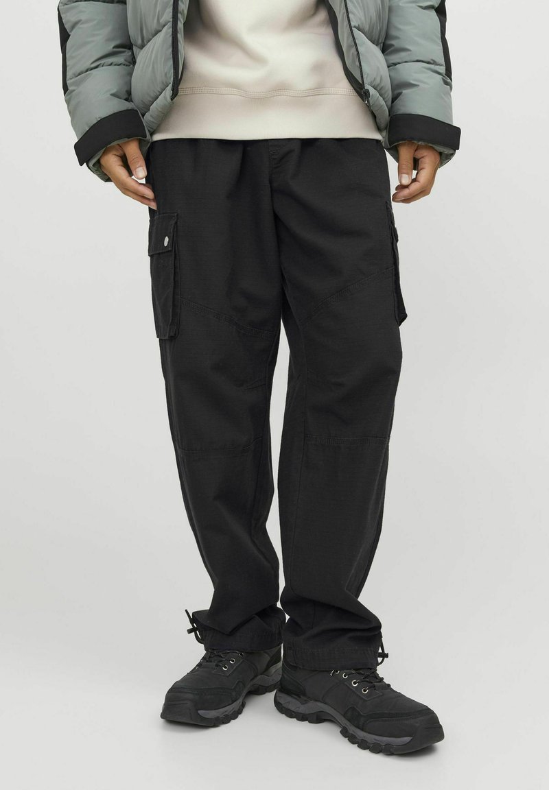 Jack & Jones DIGITAL CAMO Cargo trousers black Zalando.de