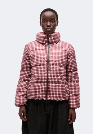 GAP, PLAID PUFFER JACKET - Veste d'hiver - tuscan red