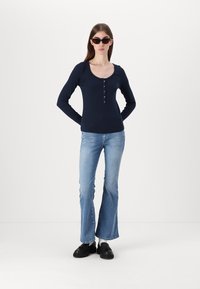 Hollister Co. TREND DROP  - Topper langermet - navy blazer