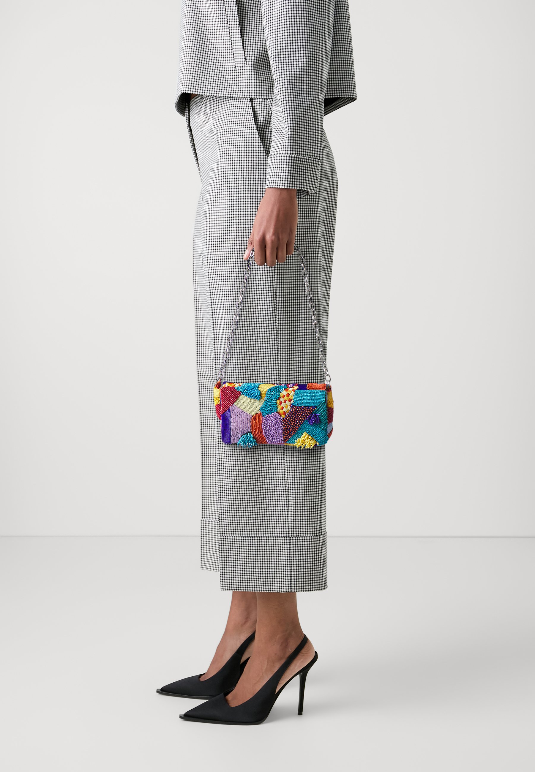 MC2 Saint Barth Pochette Aline En Néoprène Effet Velours Multicolore P31848 3 - Foto 14