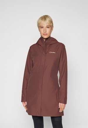 OMEARA LONG SHELL - Softšelová bunda - cedar brown