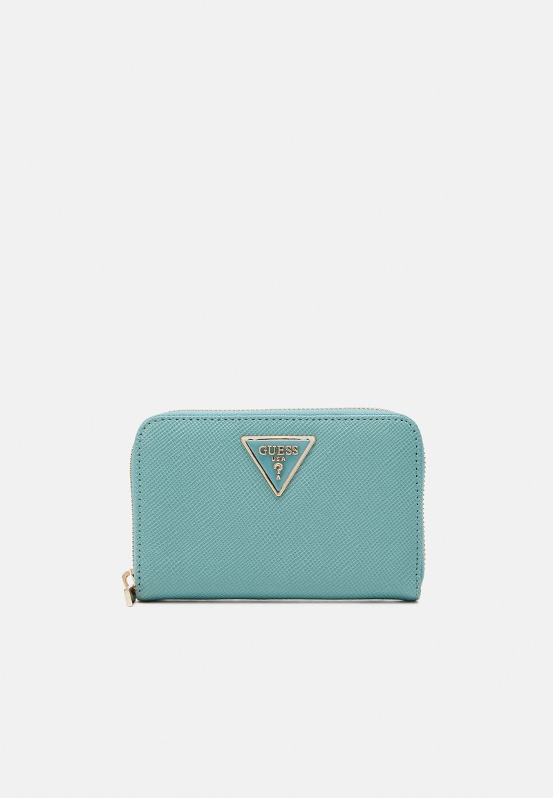 Guess LAUREL MEDIUM ZIP AROUND - Portefeuille - teal