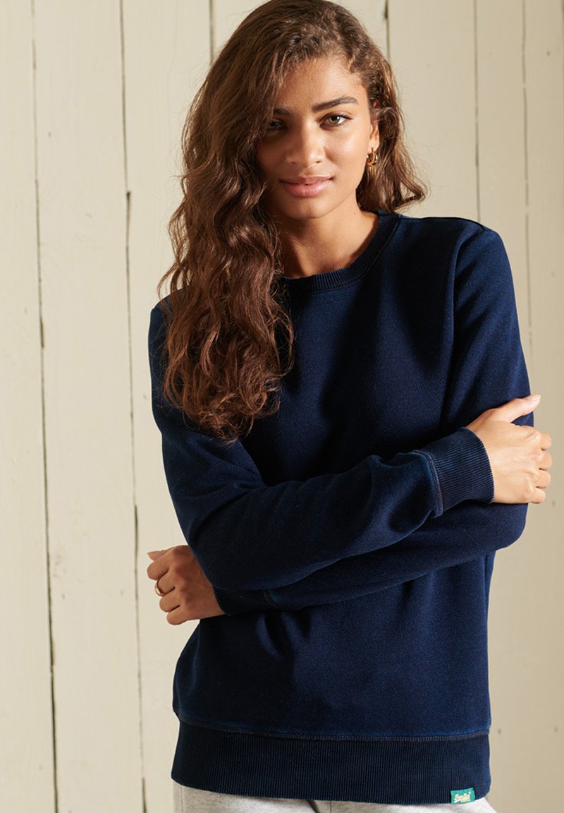Damen Sweatshirts | Superdry VINTAGE CREW Sweatshirt dark indigo/lila - BN21904 Damen Sweatshirts | Superdry VINTAGE CREW Sweatshirt dark indigo/lila - BN21904