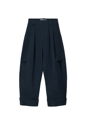 Bershka BALLOON FIT WITH DARTS - Trousers - multi coloured