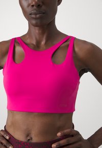 Stronger SHAPING CUT OUT BRA - Športni modrček s srednjo podporo - granita