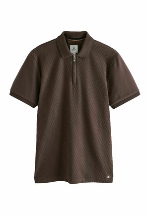 Next TEXTURED - Poloshirts - chocolate brown
