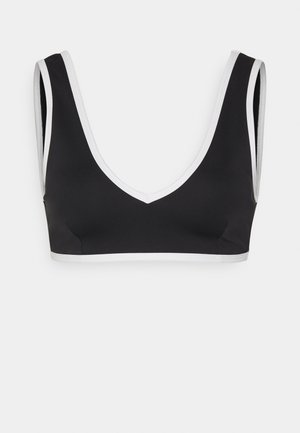 Good American VARSITY SUPPORT - Horní díl bikin - black