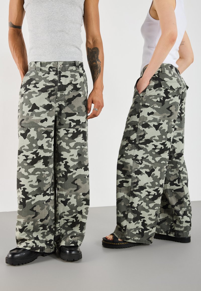 YOURTURN UNISEX - Vaqueros boyfriend - grey/black