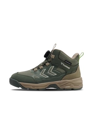 Hummel, HUMMEL CLIFF EASY TEX BOOT JR UNISEX - Schnürstiefelette - castor gray