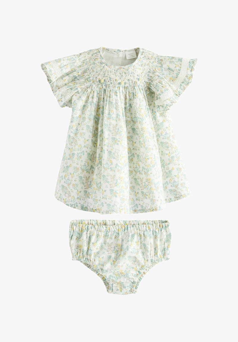 Next SET - REGULAR FIT - Vardagsklänning - green ditsy floral
