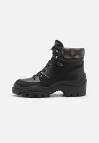 YIA - Botine cu platformă - black