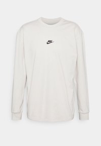 Nike Sportswear PREM ESSNTL SUST - Camisola de manga comprida - light bone/black