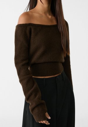 Stradivarius Pullover - brown