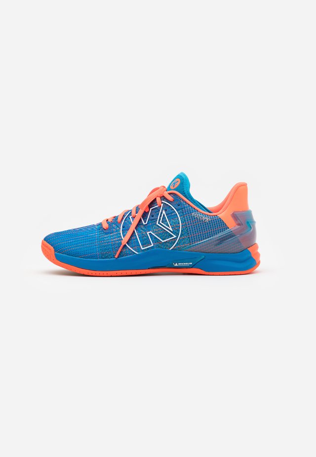 ATTACK ONE 2.0 - Handball shoes - blue/flou red