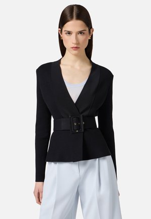 CON CINTURA - Blazer - nero