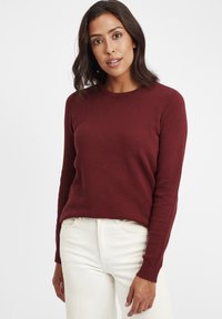 Oxmo OXSARAH - Strickpullover - wine red