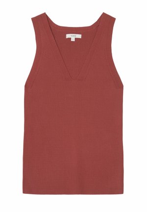 Yerse, TOP DE PUNTO CON TIRANTES - Top - terracota