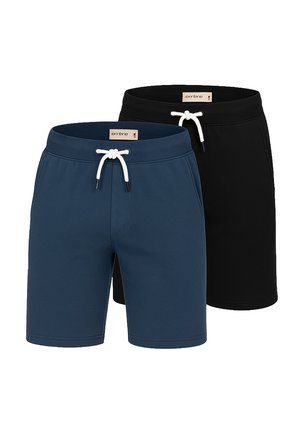 SET OF 2 - Shorts - dark blue black
