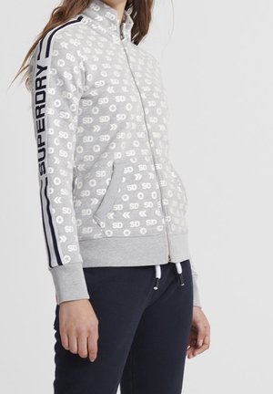 Sweater met rits - grey
